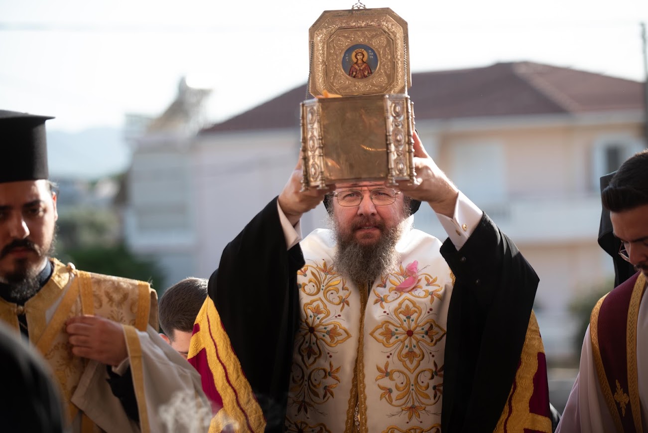 Υποδοχή της Τιμίας Κάρας της Αγίας Βαρβάρας στην Ι. Μ. Αιτωλοακαρνανίας