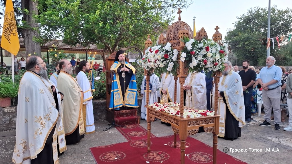 Η Απόδοση της Εορτής της Κοιμήσεως της Θεοτόκου  στην Ι. Μ. Αιτωλοακαρνανίας