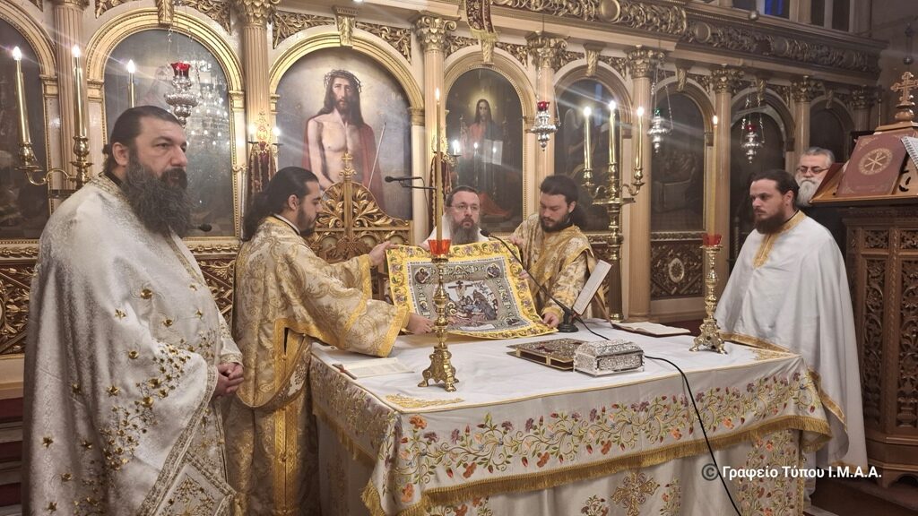 Υποδειγματική Θεία Λειτουργία στον Ιερό Ναό Αγίου Αθανασίου Αμφιλοχίας