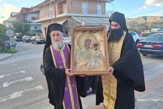 Υποδοχή Ιεράς Εικόνας Παναγίας Αρμενιώτισσας  στην Ι. Π. Μεσολογγίου