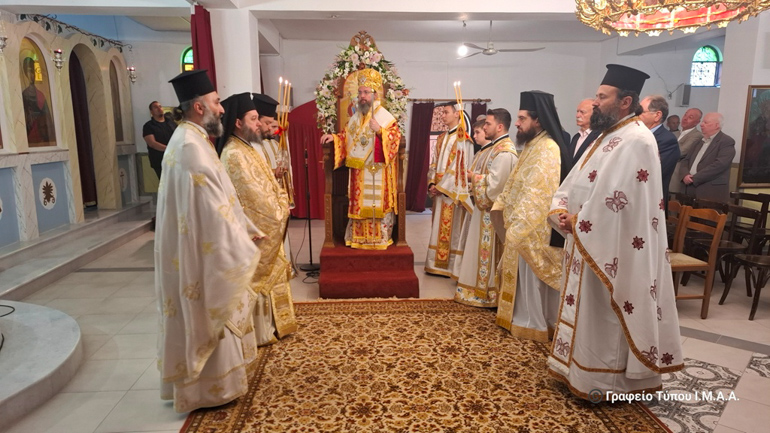 Η εορτή της Αγίας Ειρήνης στην Ι.Μ. Αιτωλοακαρνανίας