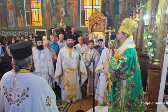 Η Σύναξη των Αγίων Αποστόλων  στο Αγγελόκαστρο Αιτωλοακαρνανίας