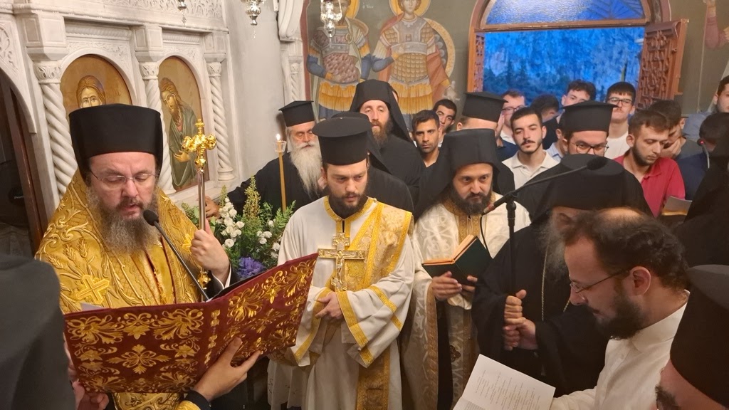 Κουρά νέου Μοναχού στην Ι. Μ. Παναγίας Ελεούσης  της Ι. Μ. Αιτωλοακαρνανίας