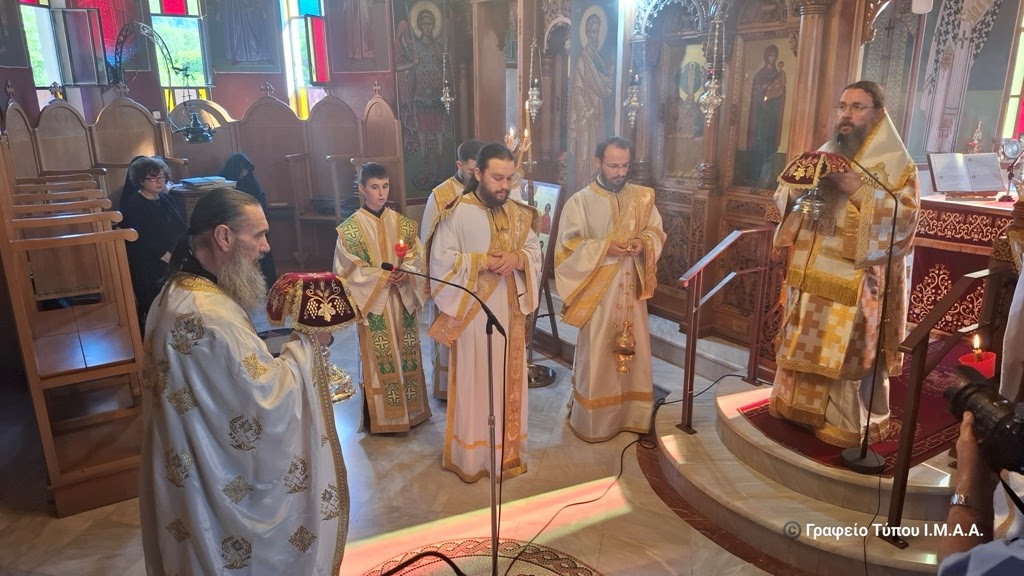 Πρώτη Αρχιερατική Θεία Λειτουργία στο Ιερό Ησυχαστήριο Μεταμορφώσεως Σωτήρος Τσουκαλάδων Παραβόλας