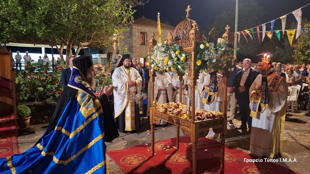 Η Απόδοση της Εορτής της Κοιμήσεως της Θεοτόκου στην Ιερά Μητρόπολη Αιτωλοακαρνανίας