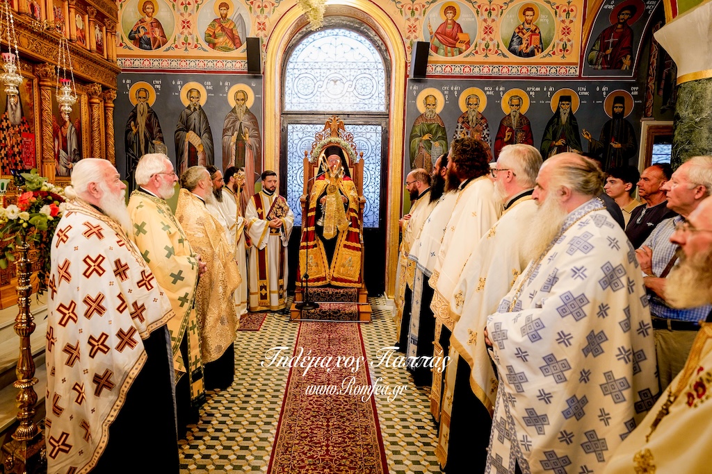 Εσπερινός του Αγίου Κοσμά του Αιτωλού στο Θέρμο Αιτωλοακαρνανίας