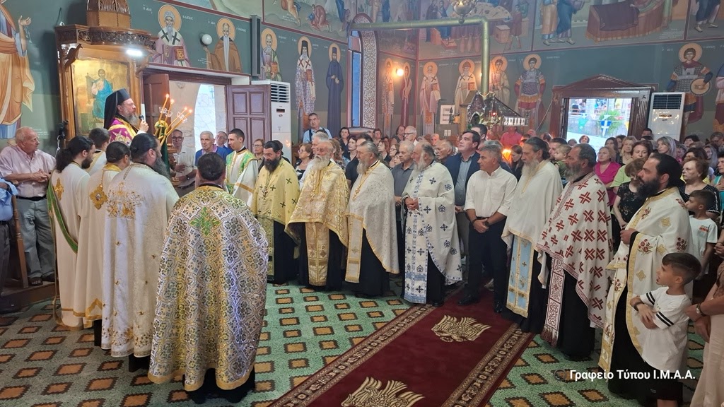 Ο Εσπερινός του Αγίου Βησσαρίωνος  στην Κεχρινιά Αμφιλοχίας