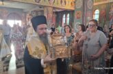 Υποδοχή της Τιμίας Κάρας του Αγίου Ελευθερίου  στον Ι. Ν. Αγίας Βαρβάρας Αγρινίου
