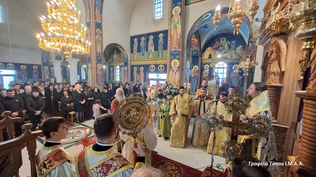 Αρχιερατική Θεία Λειτουργία στην Λεύκα Αιτωλοακαρνανίας