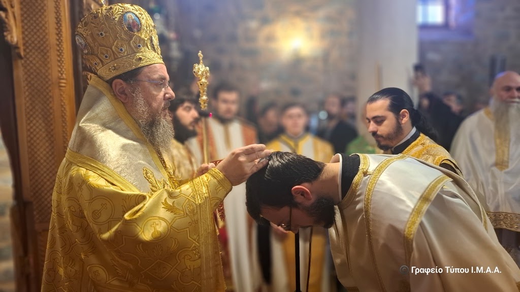 Χειροτονία Διακόνου στην Ι. Μ. Αιτωλοακαρνανίας