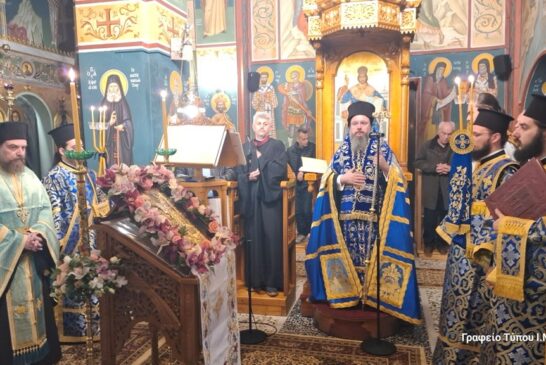 Η Α’ Στάση των Χαιρετισμών της Παναγίας  στο Μενίδι Αιτωλοακαρνανίας