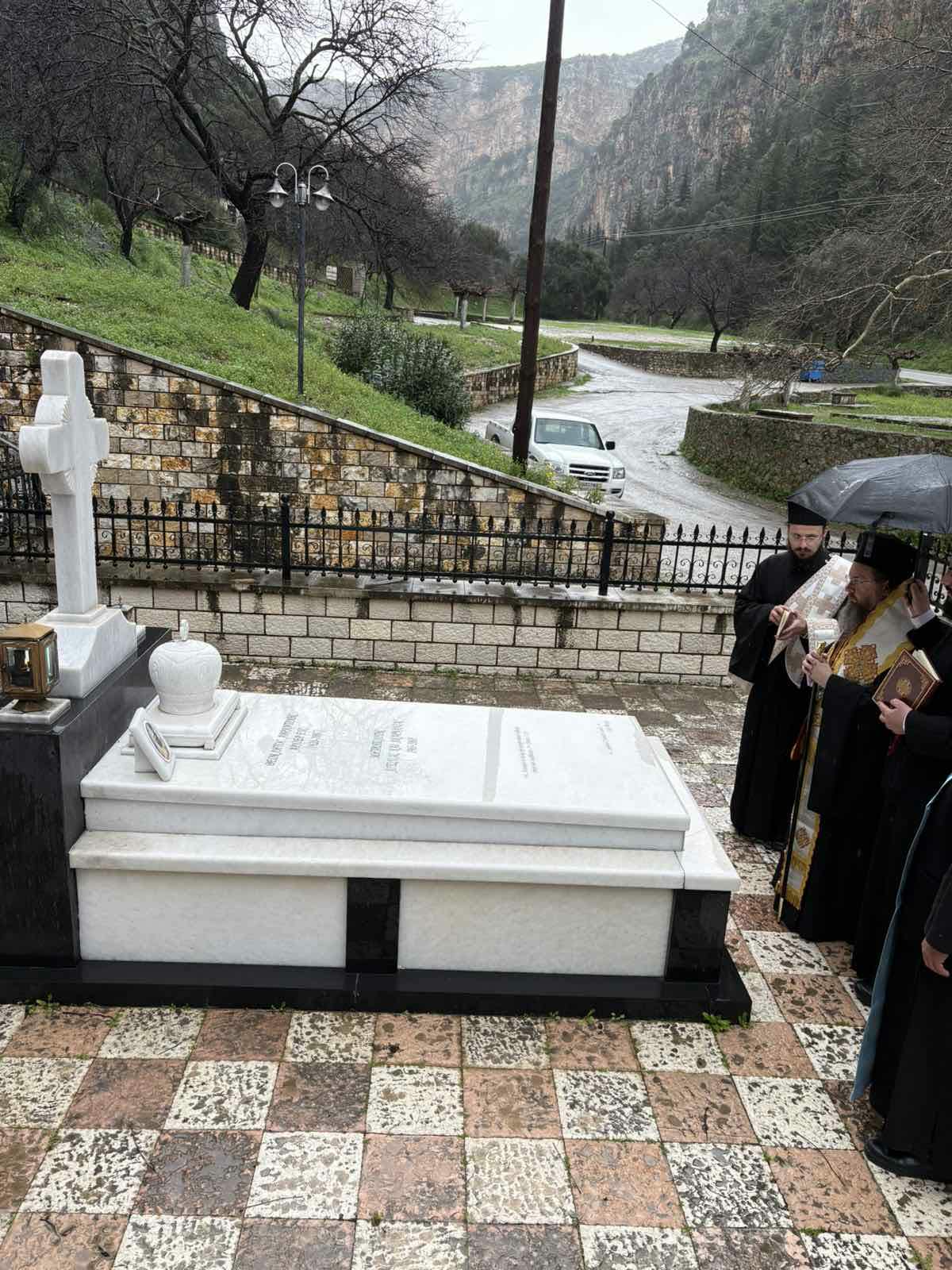 Τρισάγιο στον μακαριστό Μητροπολίτη Αιτωλίας και Ακαρνανίας κυρό Θεόκλητο από τον Σεμασμιώτατο Μητροπολίτη μας