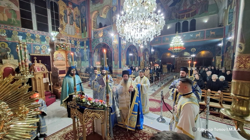 Η εορτή του Ακαθίστου Ύμνου στην Ι. Μ. Αιτωλοακαρνανίας