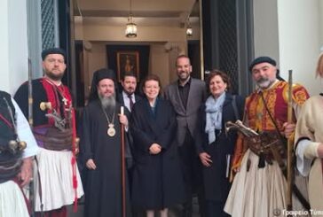 Νυχτερινό ευλαβικό προσκύνημα  στον Κήπο των Ηρώων στην Ι. Π. Μεσολογγίου