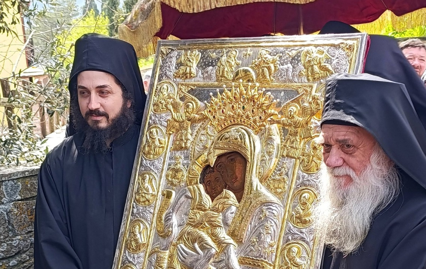 Έλευση της Ιεράς Εικόνος της Παναγίας «Άξιον Εστί»  εκ του Αγίου Όρους στην Ι. Π. Μεσολογγίου Οδηγίες για την διεξαγωγή του ιερού προσκυνήματος