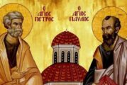 Οι δύο Πρωτοκορυφαίοι Απόστολοι  είναι οι δύο πυλώνες της θεογνωσίας, του Σεβασμιωτάτου Μητροπολίτου Αιτωλίας και Ακαρνανίας κ. Δαμασκηνού