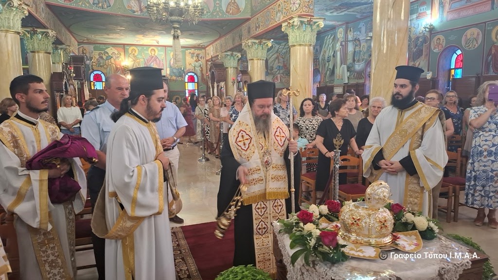 Υποδοχή Ιερού Λειψάνου του Αγίου Δημητρίου Γκαγκαστάθη στην Αμφιλοχία