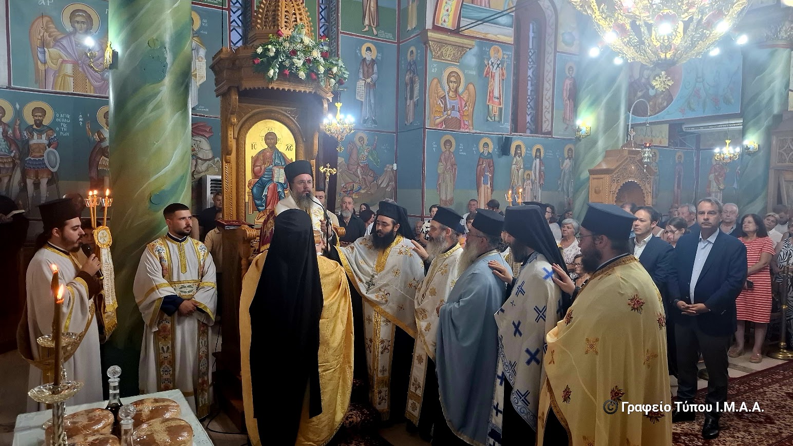 Η εορτή της Μεταμορφώσεως του Σωτήρος Χριστού  στην Ι. Μ. Αιτωλοακαρνανίας