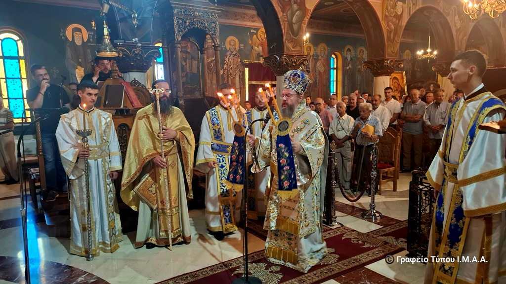 Η εορτή της Κοιμήσεως της Θεοτόκου στην Ιερά Μητρόπολη Αιτωλοακαρνανίας