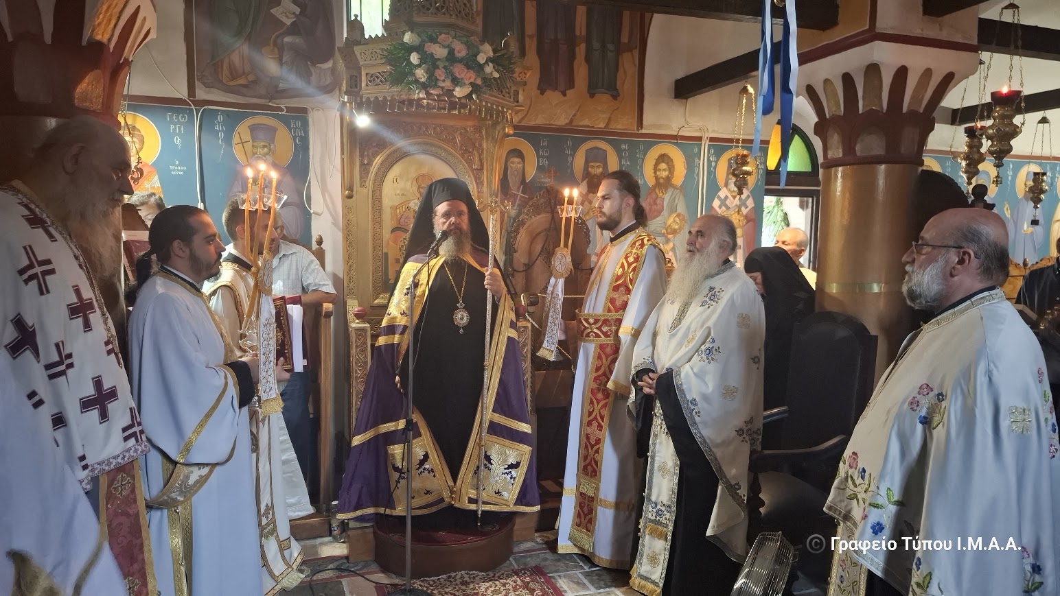 Η Εορτή της Αποτομής της Τιμίας Κεφαλής του Αγίου Ιωάννου του Προδρόμου στην  Ι. Μ.  Αιτωλίας και Ακαρνανίας