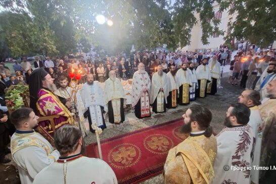 Ο Εσπερινός του Αγίου Ιωάννου του Βραχωρίτου στο Αγρίνιο